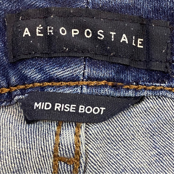 Aeropostale Jeans, mid-rise boot cut, size 12 R - Picture 4 of 6